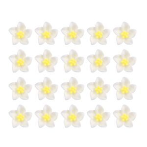 20 Pcs Mini Flower Cute Hair Clips Hair Accessories for Birthday Party Yellow